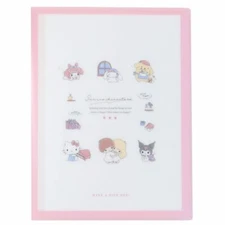 Sanrio Character A4 Hard 6 Pockets File Folder My Melody Hello Kitty Cinnamoroll