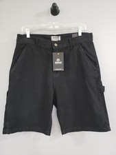 NWT Caterpillar Workwear Shorts Size LARGE Pitch Black CAT WORK MENS CARPENTER