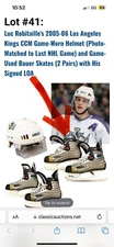 Luc Robitaille Game Used Worn Skates 2005-06 LA Kings from Classic Auctions