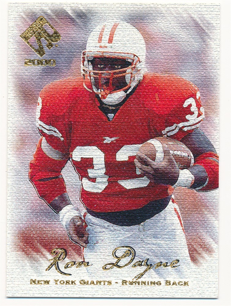 Ron Dayne Pacific Private Stock Artist's Canvas #11 Base