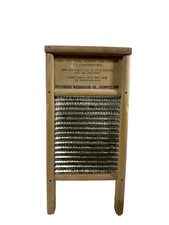 Dubl Handi Washboard Co Columbus Ohio Wash Board 18" X 8 1/2" VTG VGUC