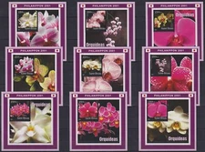 ST38Pd. Guinea-Bissau - MNH - Flowers - Orchids II - 2001 - Deluxe