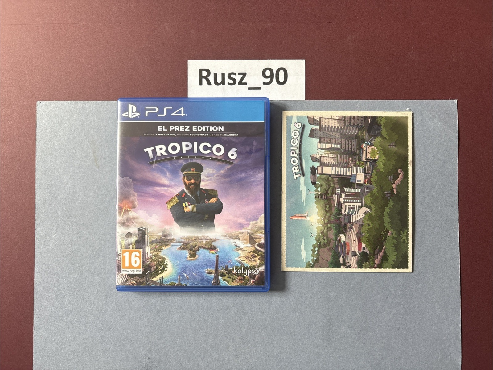 Tropico 6 El Prez Edition PS4/5 PlayStation 4/5 2019 Postcards UK PAL MINT COND