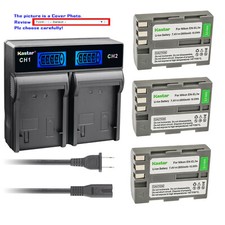 Kastar Battery LCD Rapid Charger for EN-EL3e Nikon D100 D100SLR D200 D300 D300S