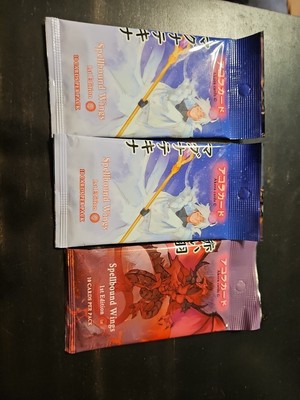 New TCG Akora Spellbound Wings 1st Edition 10 Card Packs - 3 Pack Combo