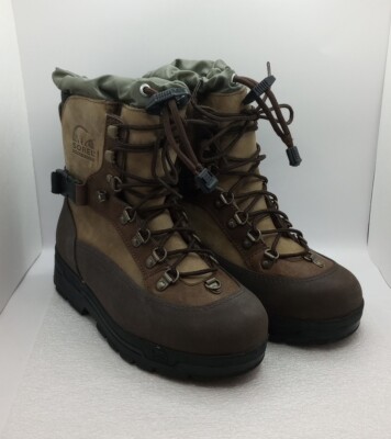 Sorel Brown and Black Lace-Up Outdoor Boots Sorel | Shoes | Sorel Fancy Lace Iisuede Leather Winter Snow  main image 2