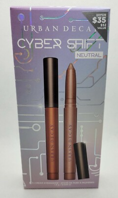 URBAN DECAY 24/7 Cyber Shift Neutral Shadow Stick DUO HARDFALL & POP OFF NIB $52