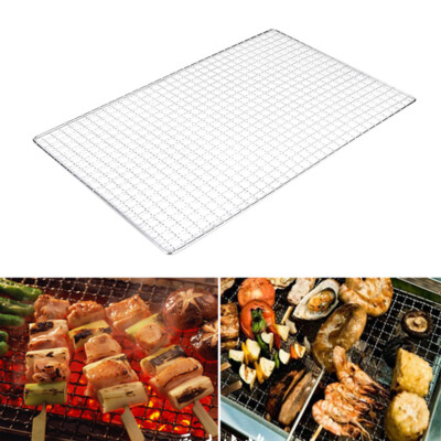 Disposable BBQ Grill Grate Grid Wire Mesh Rack Outdoor Cooling