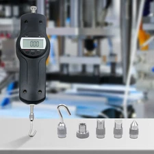 Digital Push-Pull Force Gauge Meter with 3 Units and Large LCD Display
