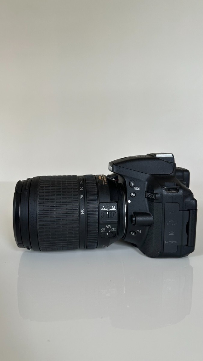 Nikon D D5300 24.2MP Digital SLR Camera - Black (Kit w/ AF-S DX 18