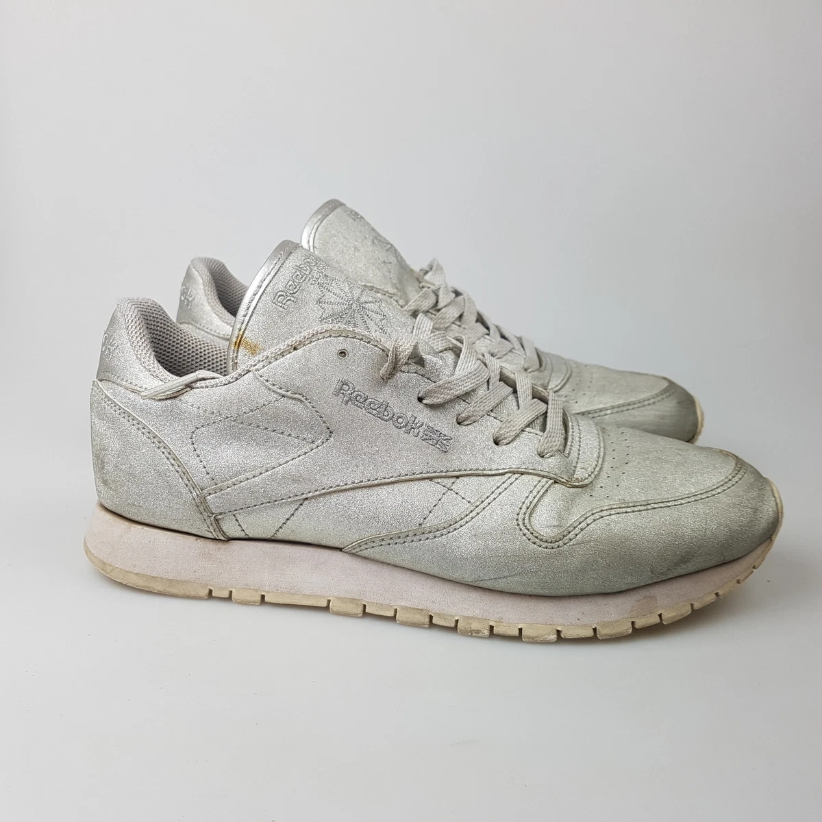Reebok metallic best sale trainers