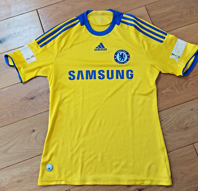 Chelsea 2008/09 Adidas Third Football Shirt Yellow FA Cup Winners