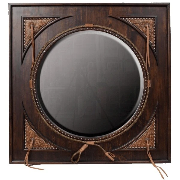 Dormitorio De madera Western espejos para decoración del hogar