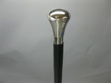 Vintage Antique Silver Brass Designer Handle Walking Wooden Stick Cane New Style