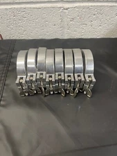 2” Tri-Clamp Cover, Single Pin Heavy Duty Stainless Steel 304, Lot of 8