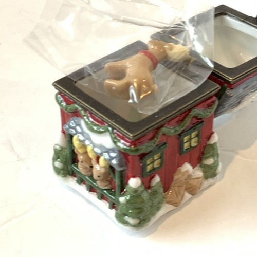 PHB Porzellan klappbare Schmuckschachtel. Die Christmas Lane Serie: Das Haus des Weihnachtsmanns. - Bild 9 von 19