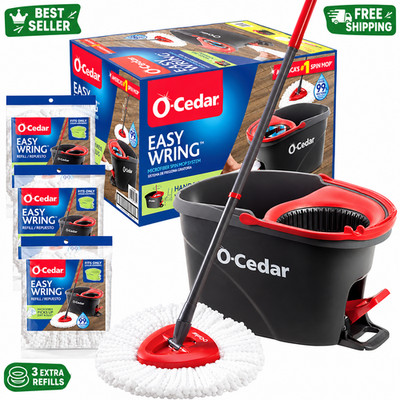 O-Cedar EasyWring Spin Mop and Bucket System 