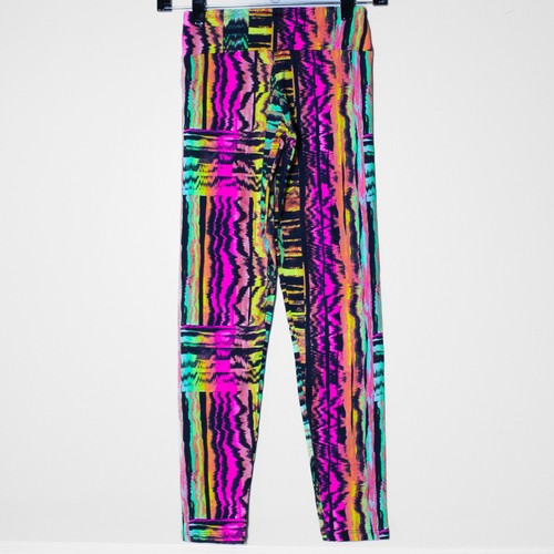 Leggings da allenamento donna KAST Fitness stampa animalier arcobaleno azteco colorati taglia S - Foto 2 di 8
