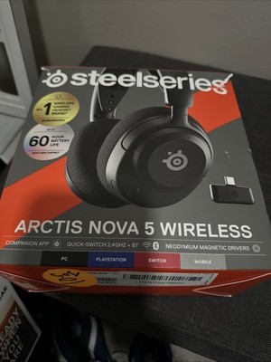 SteelSeries Arctis Nova 5 Wireless Gaming Headset, Black