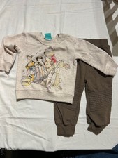 9-12 Boys 2 piece set, Disney Winnie Pooh 1 Sweatshirt, 1 pant Baby 24a