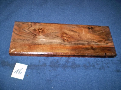 Nussbaum Maser Schmuckholz für Holzschmuck Edelholz  220 x 82 x 13 mm   Nr. 16 - Bild 1 von 2