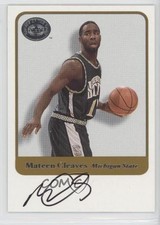 2001 Fleer Greats of the Game Auto Mateen Cleaves Auto 0v1