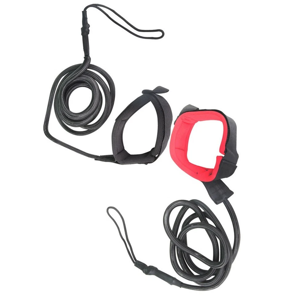 Elastisches Fu?seil f??r Paddleboards 218cm Surf Sicherheitsseil mit Kn?chelri