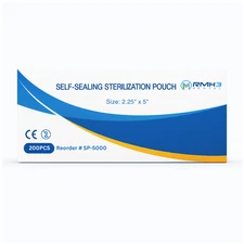 Self-Sealing Sterilization Pouch 200/box 2.5"" x 5""