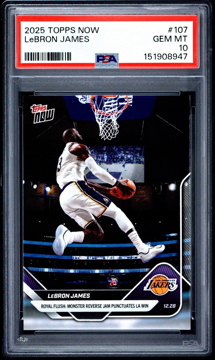 LeBron James 10 Graded Basketball Sports Trading Cards