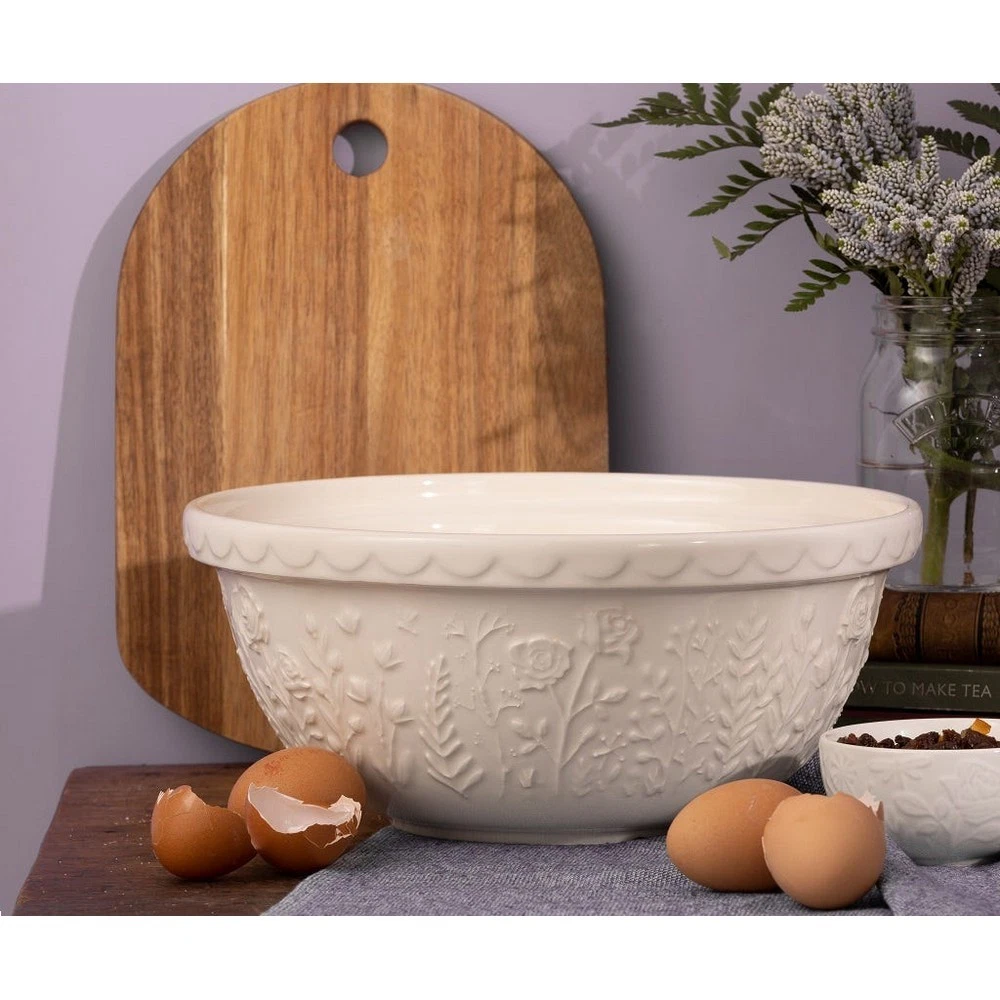 Mason Cash Large Rose In the Meadow Ceramic Mixing Bowl - Thumbnail 5