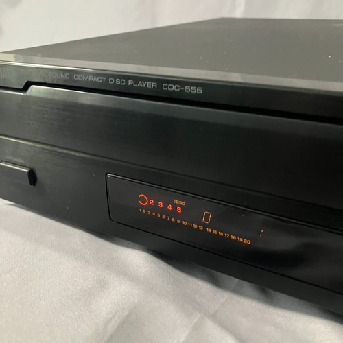 Reproductor cambiador de CD de 5 discos Yamaha CDC-555 negro como está sin probar - Imagen 2 de 19