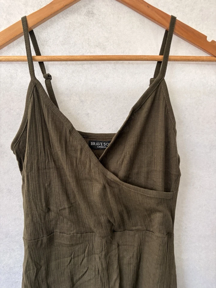 Mono Brave Soul verde caqui talla XS sin mangas para mujer’s Foto 2 de 4