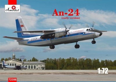 Antonov An-24 (early version) / 1:72 - Amodel 72356