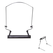 Durable Adjustable Suitable 10 Hole Harmonica Neck Rack Mount Holder Stand Iron