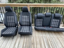 Vw Mk6 Gti Front And Rear Seats - Plaid