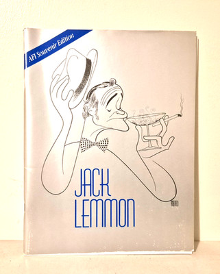AFI SOUVENIR PROGRAM -  JACK LEMMON LIFETIME ACHIEVEMENT AWARD 1988, LTD EDITION