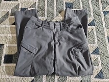 KUIU Attack Pants Mens Size 36 36x33 Hunting Gray Zip Pockets Used (B5)