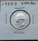 1935 P Washington Quarter - Gem BU -  90% Silver beauty