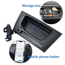 Phone Holder Mount For 2011-2017 Jeep Wrangler Jkjku Dashboard Storage Box Tray