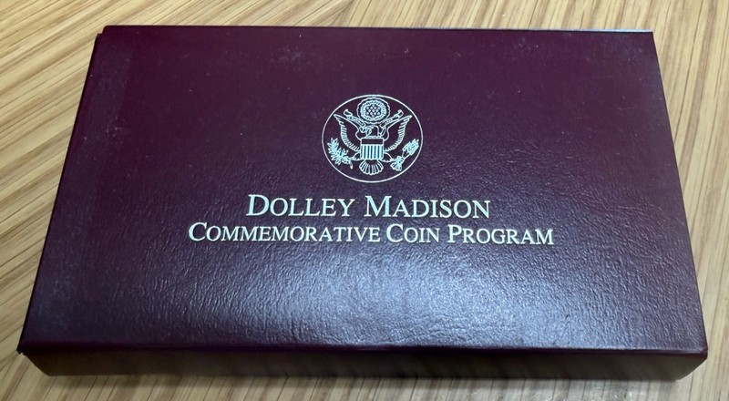 1999 S Dolley Madison Commemorative Coin Program, COA