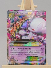 M Mewtwo EX 64/162 Holo EX Rare BREAKthrough Pokemon Near Mint