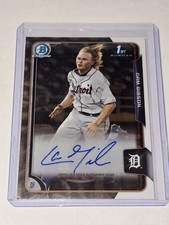 2015 Bowman Draft - Chrome Draft Pick Autographs Cam Gibson #BCA-CG (AU, RC)