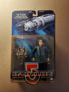 Vtg Warner Bros Babylon 5 Space Station Vir Cotto Action Figure Brand New Sealed