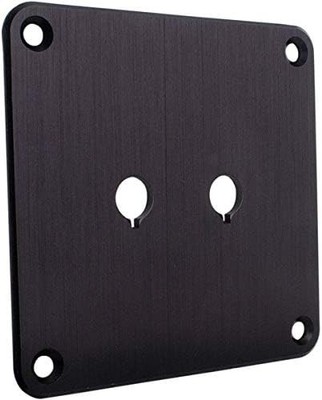 Black Anodized Binding Post Plate for Secure Connections