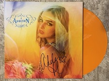 ADDISON RAE SIGNED ADDISON SELF-TITLED ALBUM VINYL LP - BECKETT COA DIET PEPSI
