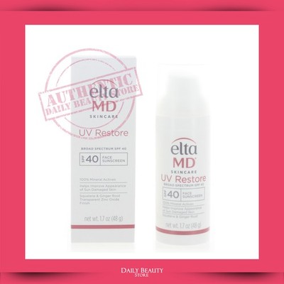 Elta MD UV Restore Broad Spectrum SPF40 48g 1.7oz 10/26 NEW FAST SHIP
