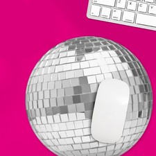 BRAND NEW  Disco Ball Computer Laptop Mouse Pad  8.26"