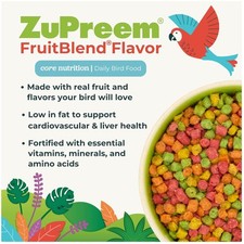Parakeet  Budgie Fruit Pellets, Essential Nutrition, 10 lb