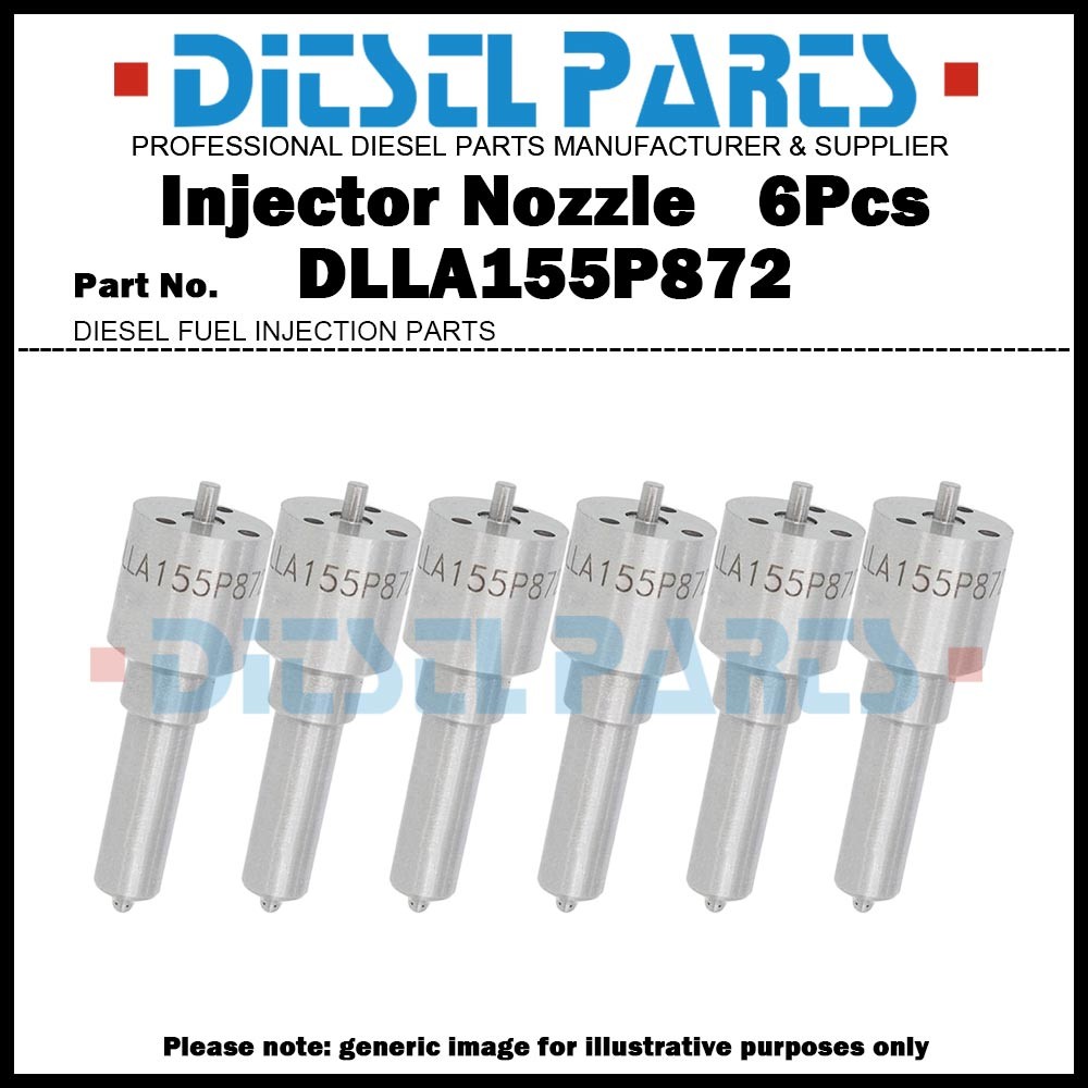 6x Diesel Injector Nozzle DLLA155P872 for VOLVO 0414702003