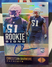 2021 Panini Illusions Football #RS-CB Christian Barmore Autograph RC 22/25